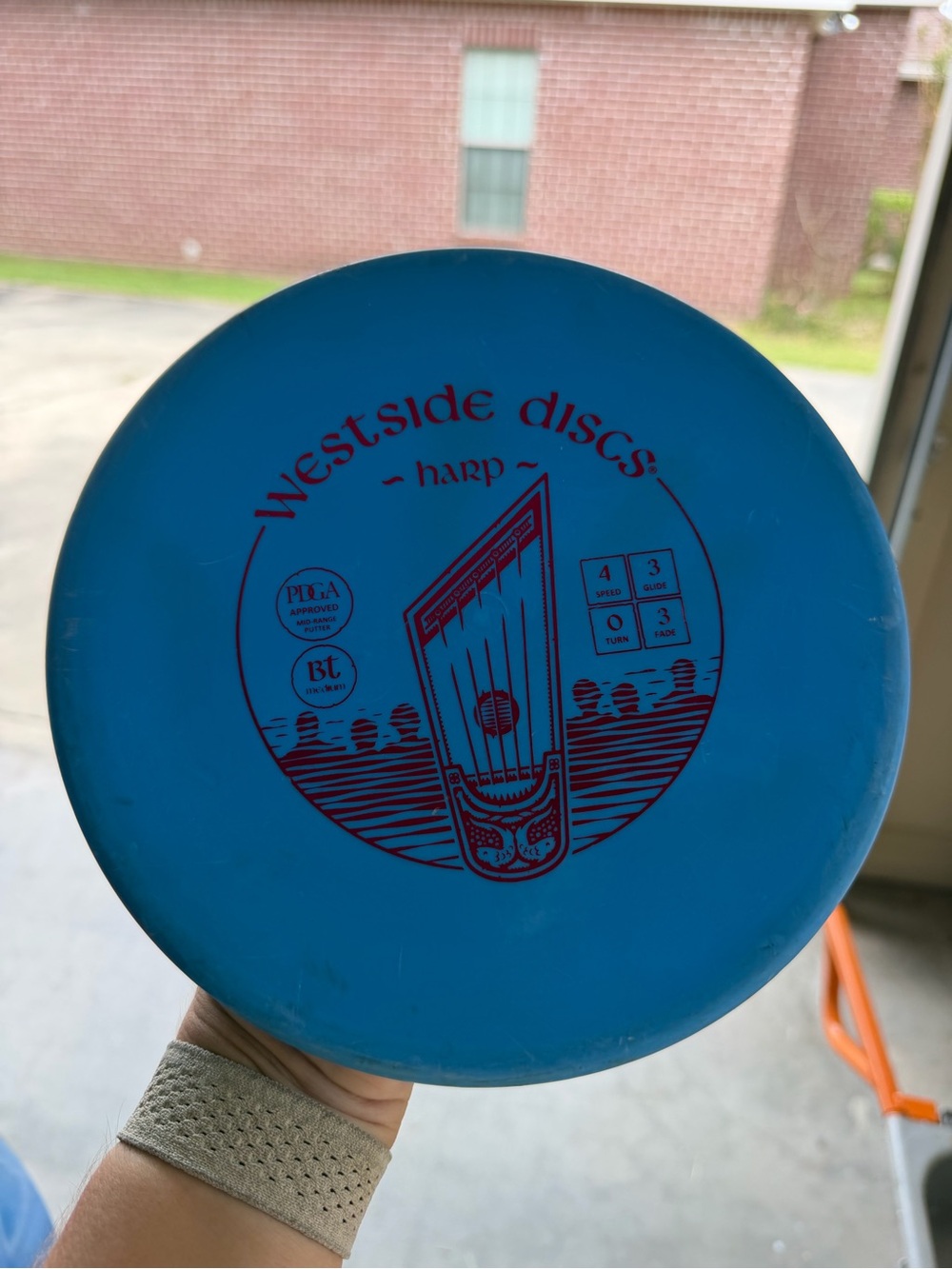 Harp Midrange Disc - Blue